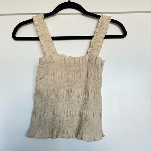 Astr The Label Twiggy Smocked Top Size Small - Picture 5 of 14